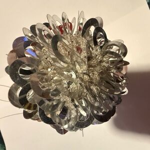 Zodax Silver Ornament Ball IN 3054 set of 4